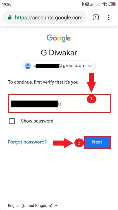 Google account ka login password kaise banaye