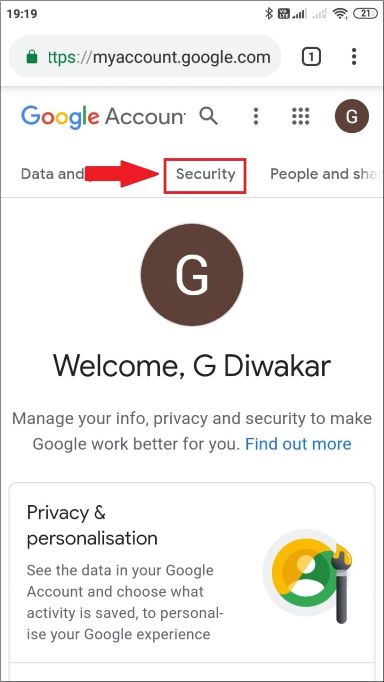 Google account ka security password bhul jaane par change kaise kare