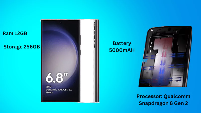 Samsung Galaxy S23 Ultra Battery and Ram