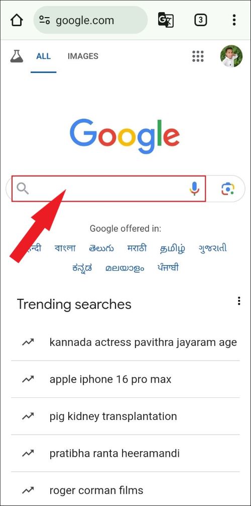 Google Search Kare